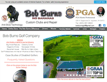 Tablet Screenshot of bobburnsgolf.com